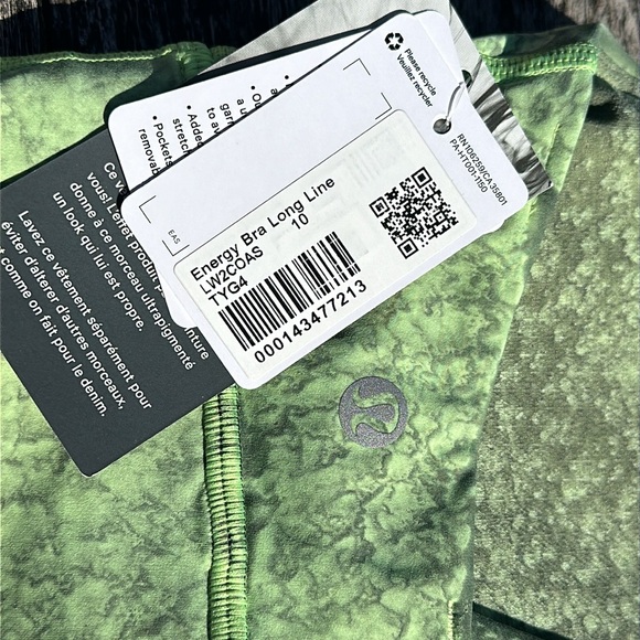 Lululemon Energy Longline Bra B–D Cups Nulux
City Grit Green size 10 NWT 💚 - Picture 6 of 9